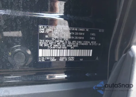 2025 Toyota Rav4 Xle Premium из США, поврежденный, VIN 2T3A1RFV1SW519890